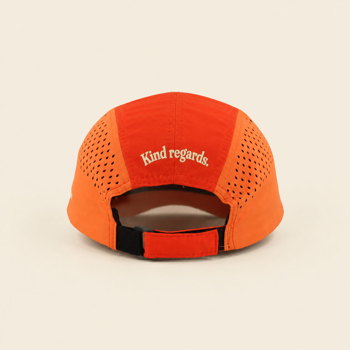 Out of Office orange cap, back