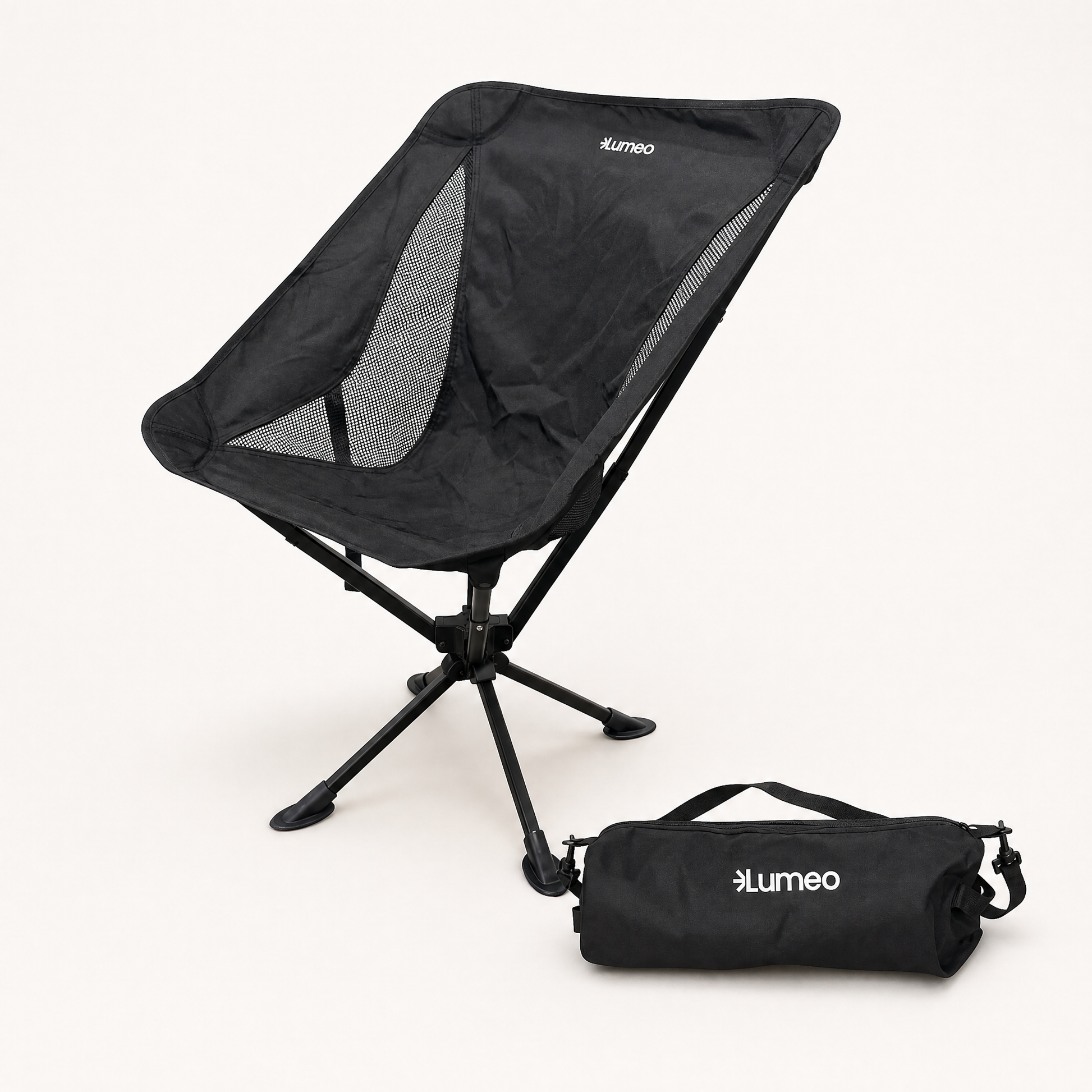 Lumeo QuickFold 360 swivel camping chair