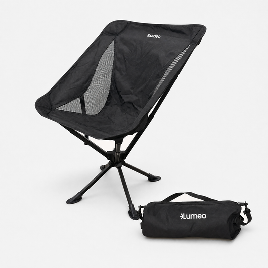 Lumeo QuickFold 360 swivel camping chair