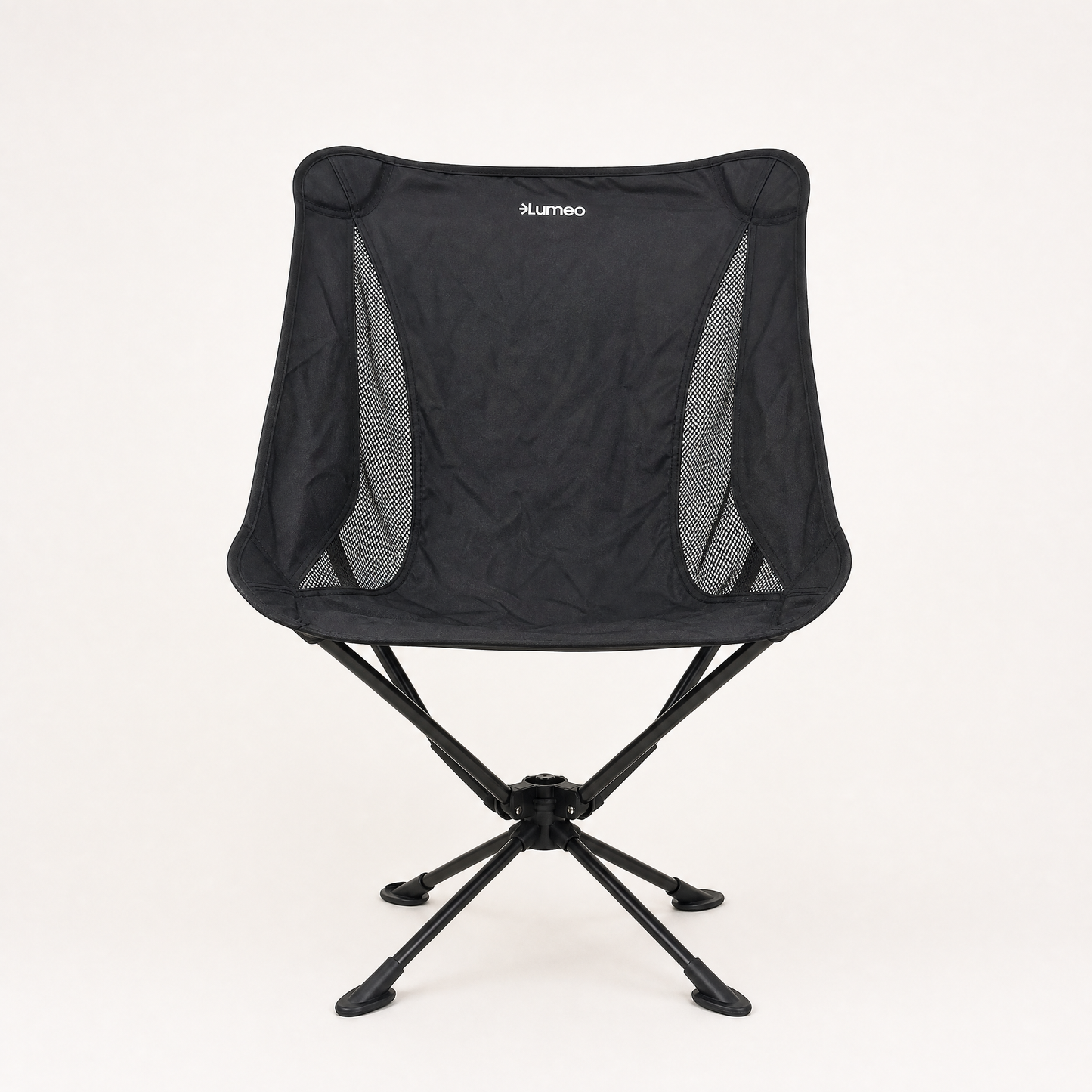 Lumeo QuickFold 360 swivel camping chair, front view