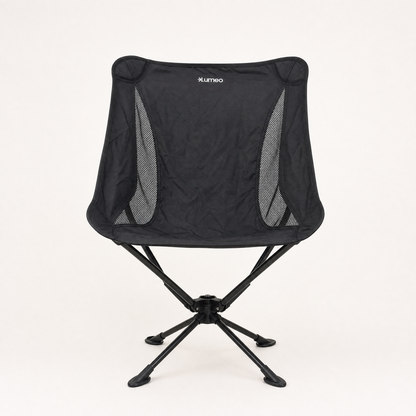 Lumeo QuickFold 360 swivel camping chair, front view