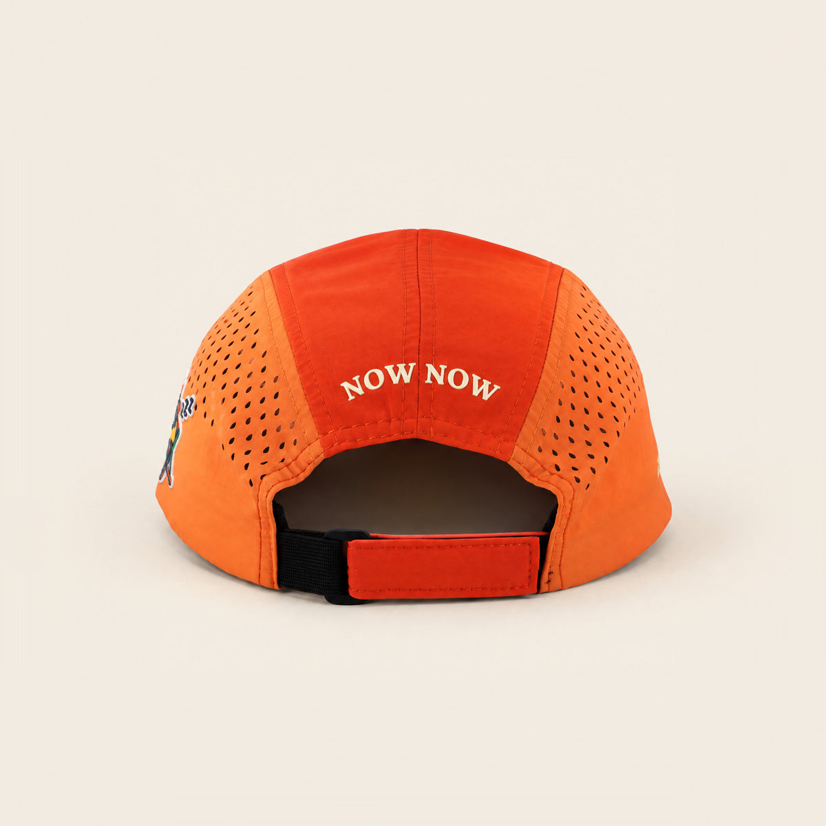 Just Now orange cap, back